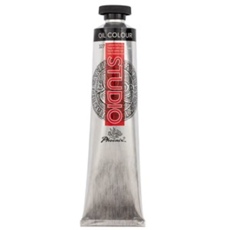 Vibrant 200ml Cadmium Red oil paint, perfect for artists seeking opacity and blendability in their artworks.