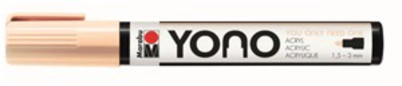 Marabu Yono 029 Bullet Rose Beige acrylic marker in a soft beige shade, ideal for vibrant art on various materials.