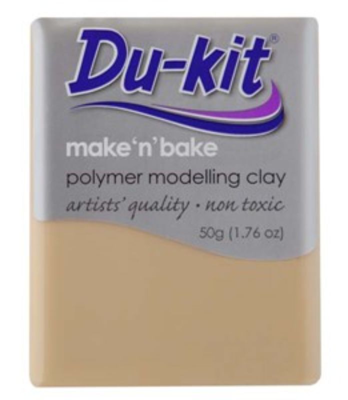 Du-Kit 50g 106 Cameo modeling compound, versatile, air-dry, perfect for artists and DIY projects.