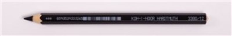 Sleek black Omega Jumbo Pencil with 10 mm thick lead for detailed sketches and bold writings.