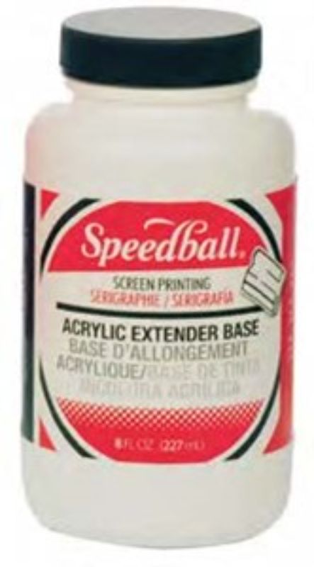 Speedball Acrylic Extender Base 32oz to enhance color transparency and create smooth, luminous art layers.