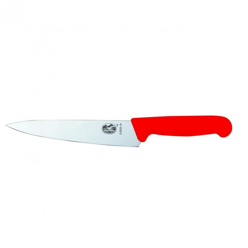 Victorinox Fibrox Carving Knife 19cm | Red