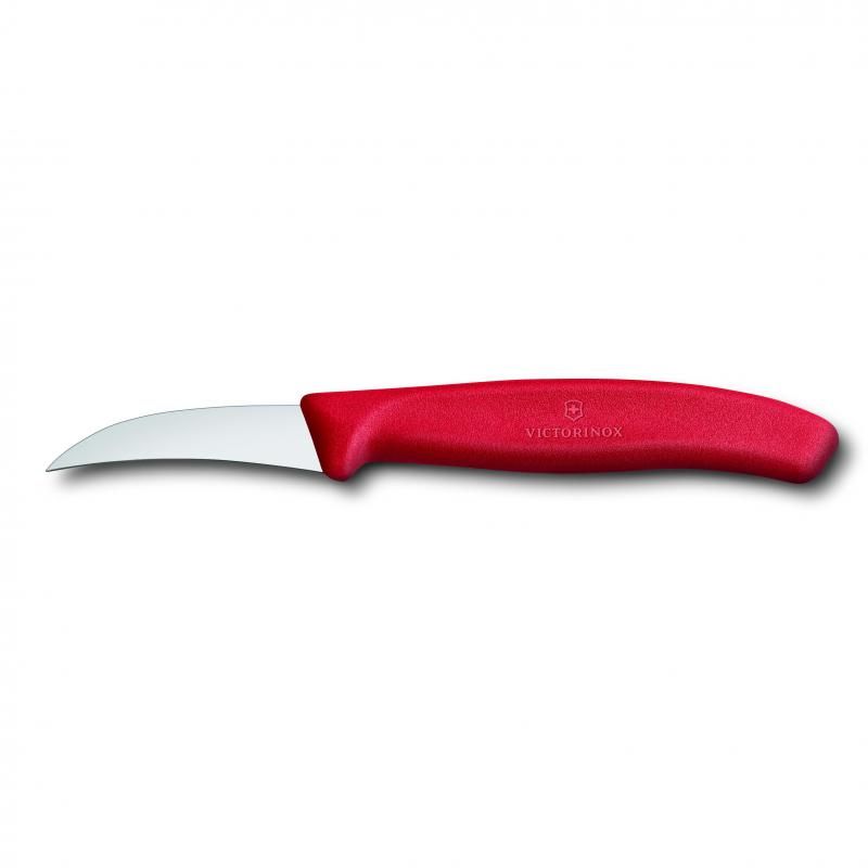 Victorinox Shaping Knife, 6 Cm Curved Blade, Classic, Red