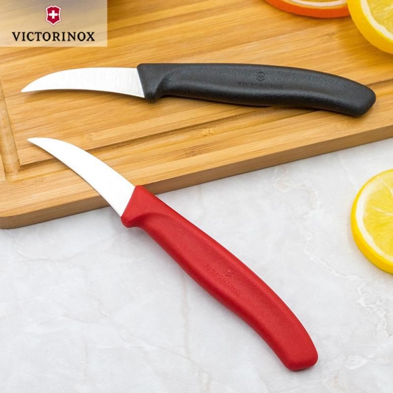 Victorinox Shaping Knife, 6 Cm Curved Blade, Classic, Red