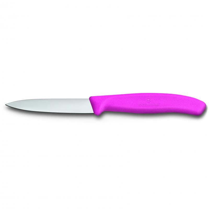 Victorinox Paring Knife, 8 Cm Pointed Blade, Classic, Pink (75082)