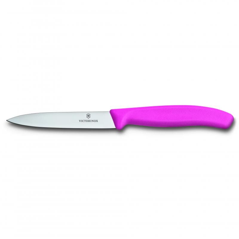 Victorinox Paring Knife, 10 Cm Pointed Blade, Classic, Pink (75672)