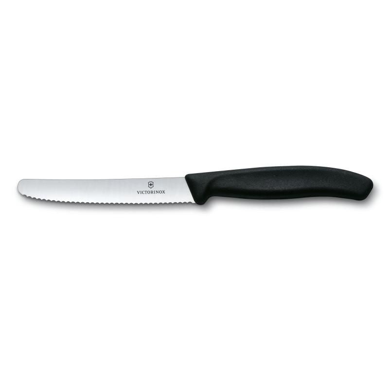 Victorinox Swiss Classic Tomato And Steak Knife 11cm Black