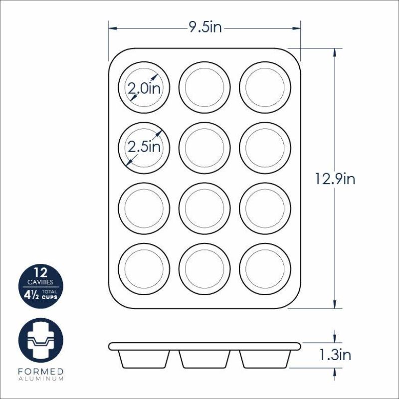 Nordic Ware Naturals® Muffin Pan | 12-Cup
