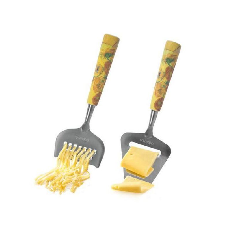 MINI CHEESE SET - VAN GOGH SUNFLOWERS