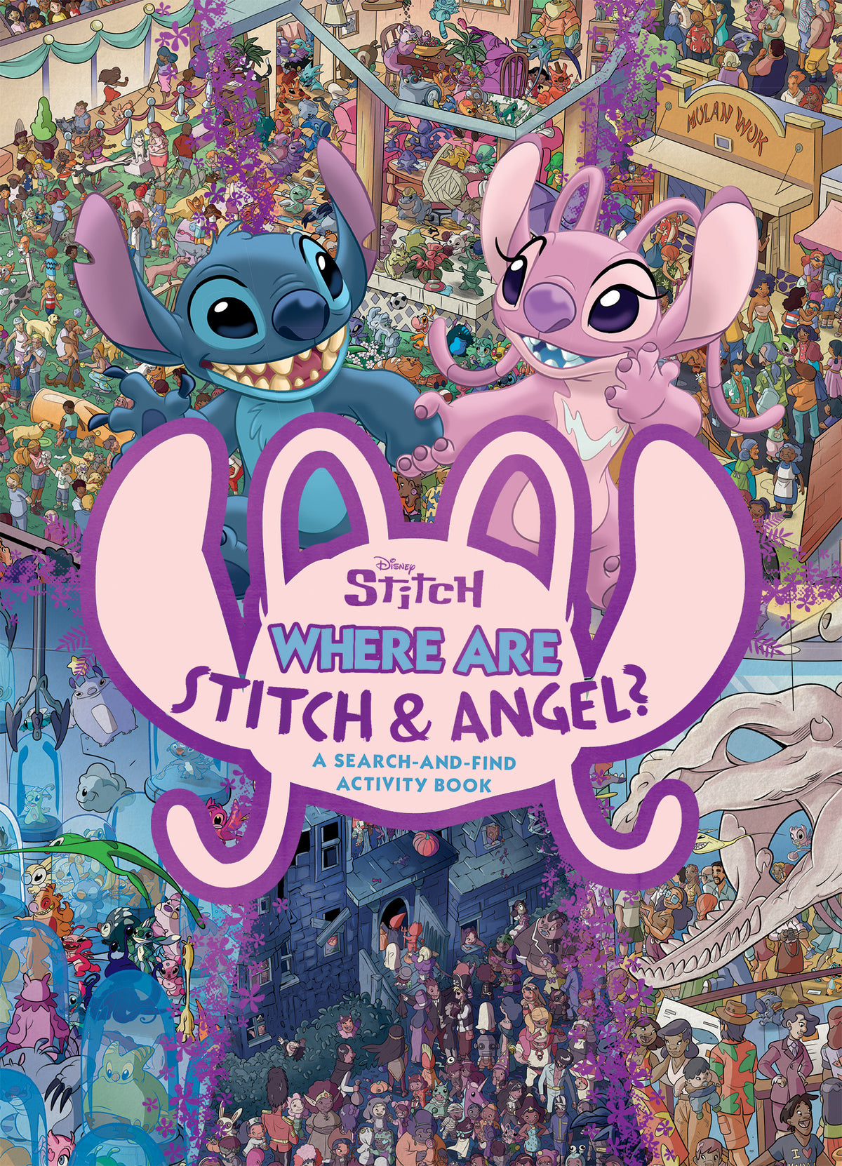 Where are Stitch and Angel?: A Search-and-Find Activity Book