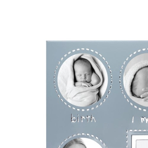 First Year Blue Metal Baby Frame 13 Photos - Type 2