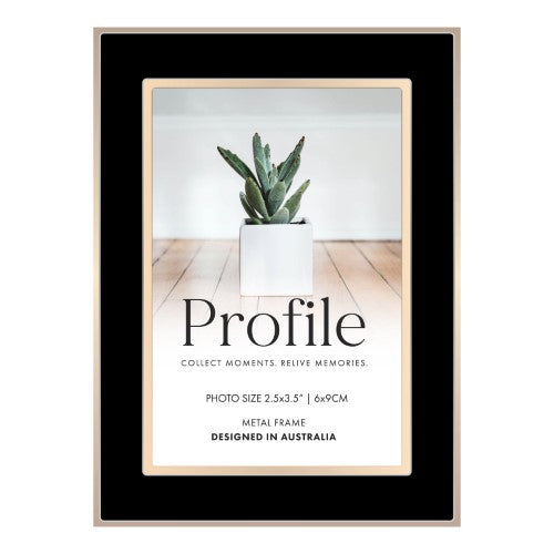 Eternal White/Rose Gold Metal Photo Frame