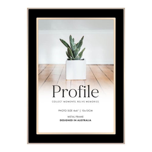 Eternal White/Rose Gold Metal Photo Frame