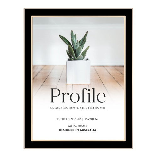 Eternal White/Rose Gold Metal Photo Frame