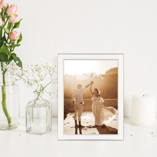 Eternal Black/Rose Gold Metal Photo Frame - Type 2