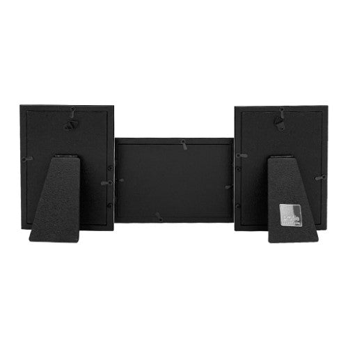 Eternal Black/Rose Gold Metal Collage Four Photo Frame