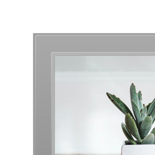 Eternal White/Rose Gold Metal Collage Three Photo Frame