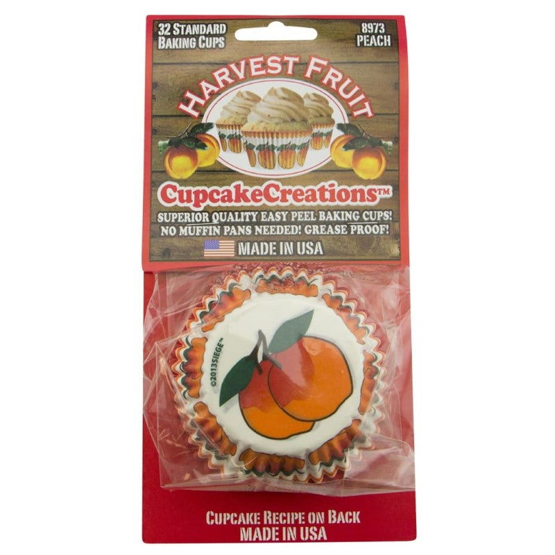 CUP CAKE CREATION 8973 STD H-VEST FRUIT PEACH C/CAKE 32PC