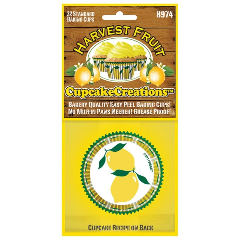 CUP CAKE CREATION 8974 STD H-VEST FRUIT LEMON C/CAKE 32PC