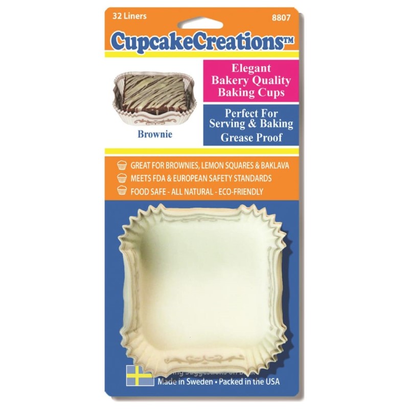 CUP CAKE CREATION BROWNIE APPETIZER & LINER 32PCS