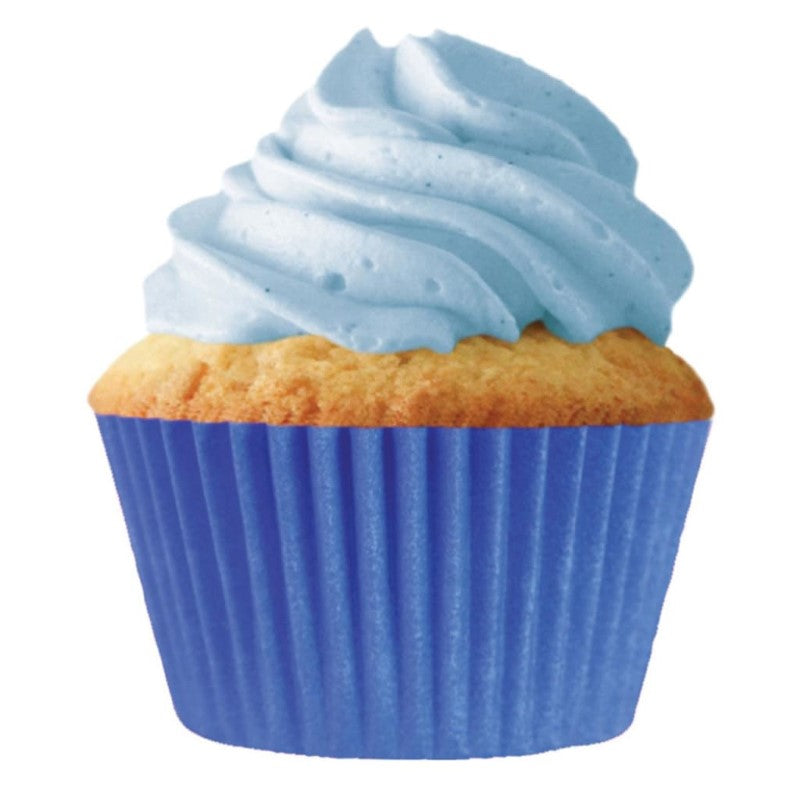 CUP CAKE CREATION SOLID BLUE CUPCAKE 32PCS