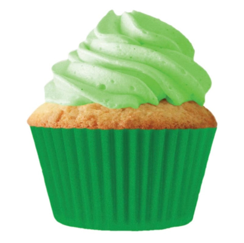 CUP CAKE CREATION SOLID GREEN CUPCAKE 32PCS