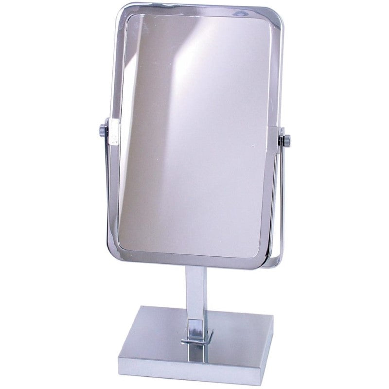 COMOY 3151 SQUARE MIRROR ON STAND CHR