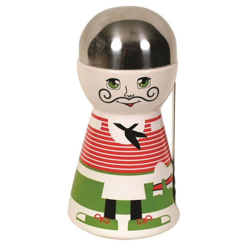 DAKOTA SMALL CANISTER/SPOON BOY GREEN HAT