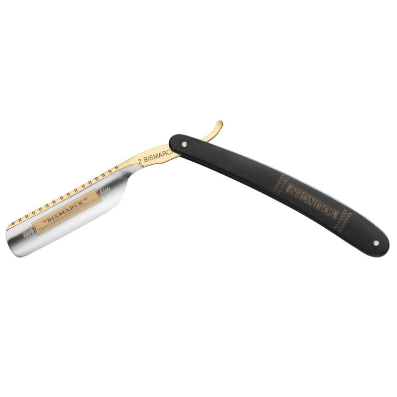 6/8IN #2 BLK EBONY WOOD HANDLE RAZOR