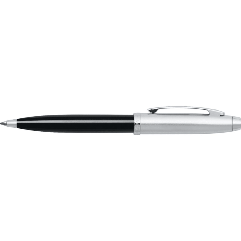SHEAFFER® 100 GLOSSY BLACK/CHROME/NICKEL PLATE BALLPOINT PEN