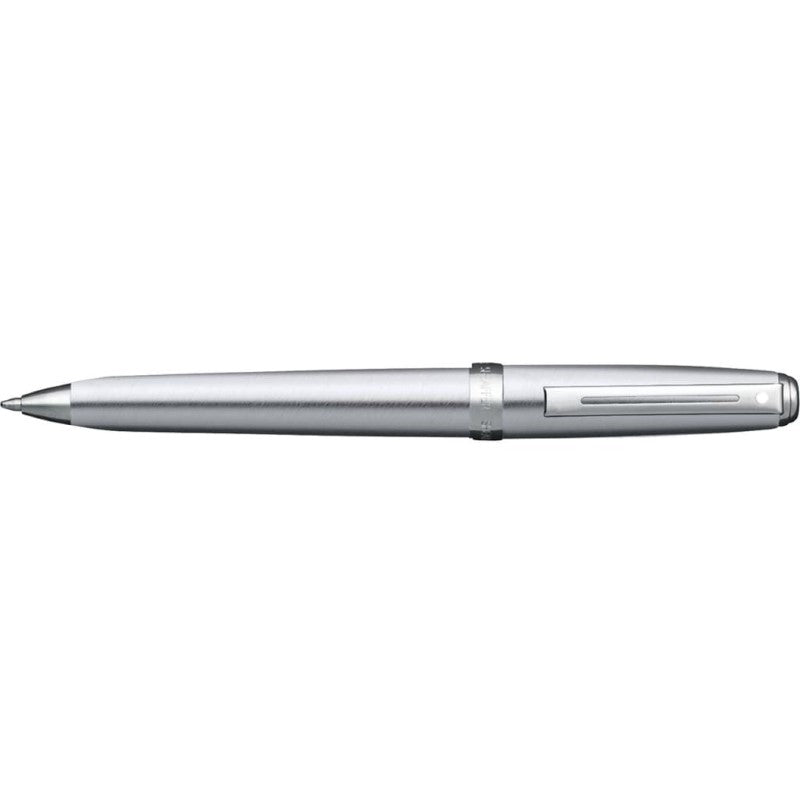 SHEAFFER PRELUDE BRUSHED CHROME PLATE/NICKEL PLATE BALLPOINT PEN
