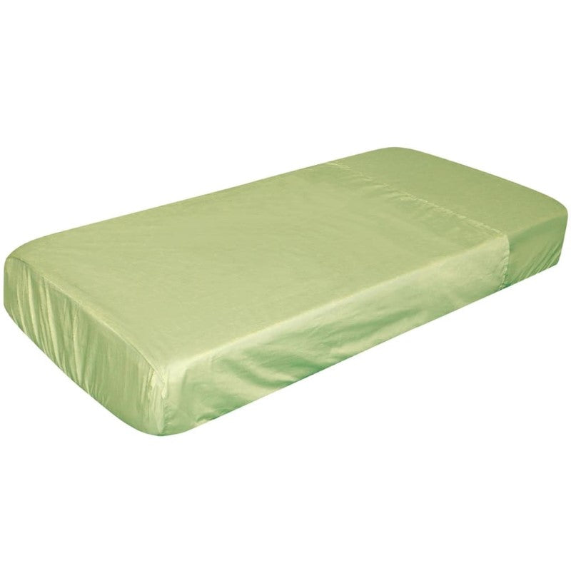 SILLY BILLYZ COT 1PCE COMBO FITTED LIME POLYCOTTON