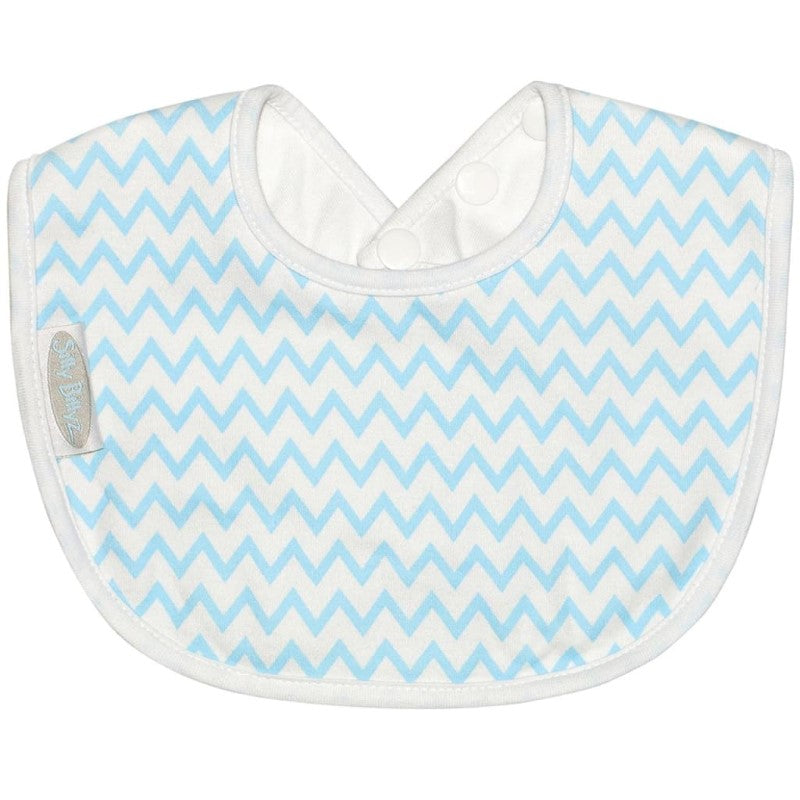 SILLY BILLYZ JERSEY BIBLET BLUE CHEVRON