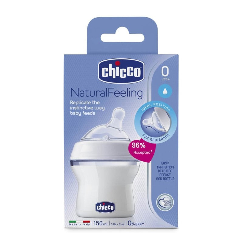CHICCO BOTTLE: NATURALFEELING - 0M+ 150ML