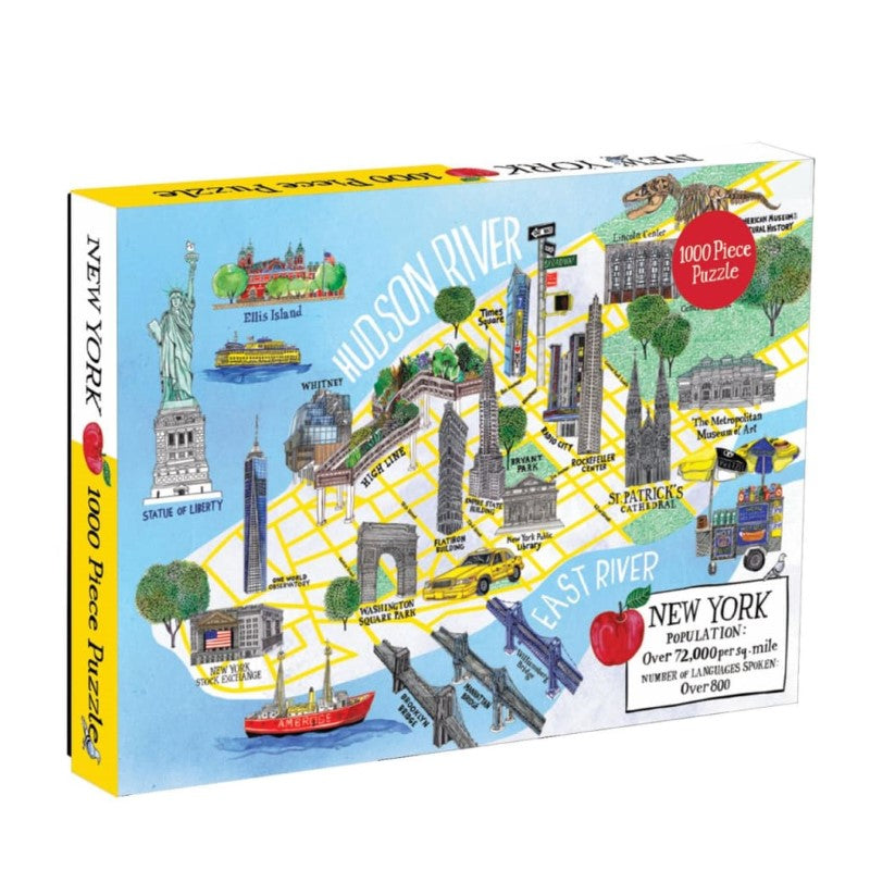 PUZ 1000 NEW YORK CITY MAP