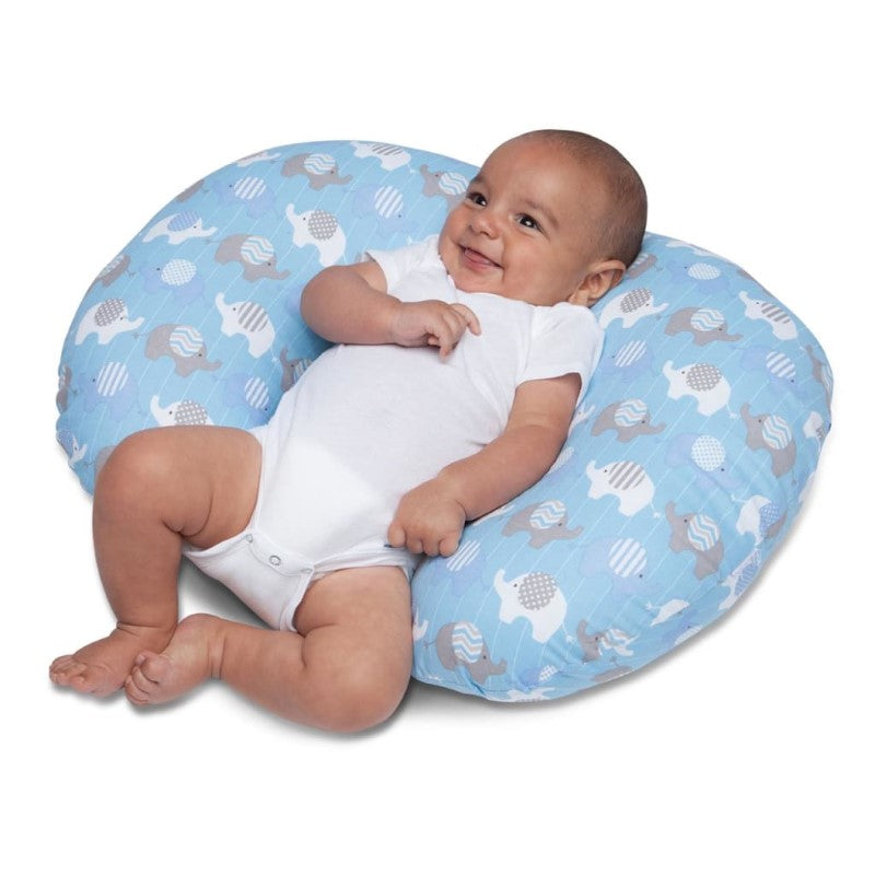 CHICCO BLU ELEPHANTS BOPPYPILLOW SLIPCOVER ONLY