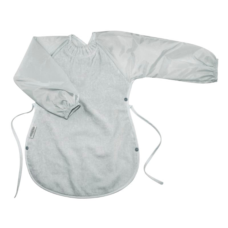 SILLY BILLYZ TOWEL MESSY EATER BIB SILVER