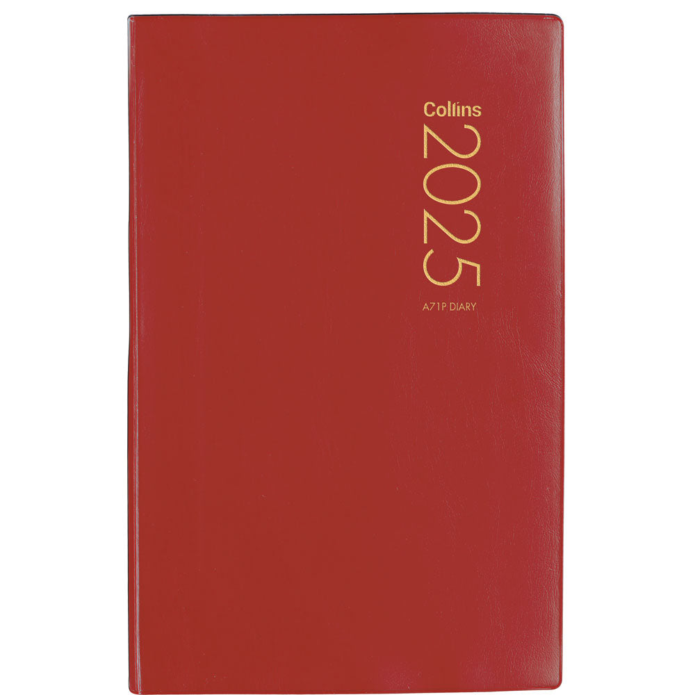 Collins Diary A71P Red Odd Year