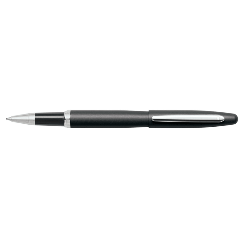 SHEAFFER® VFM 9405 MATTE BLACK ROLLERBALL PEN WITH CHROME TRIM