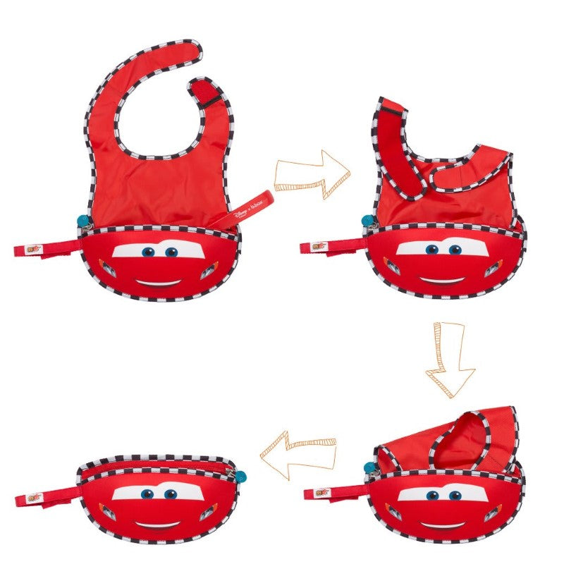 B.BOX DISNEY MCQUEEN TRAVEL BIB