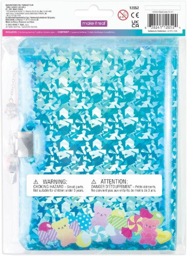 Locking Journal - 3C4G Bubble Gum Glitter