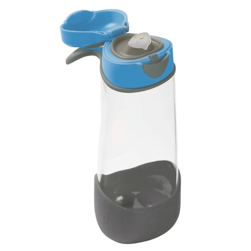 B.BOX SPOUT BOTTLE 600ML BLUE SLATE 714