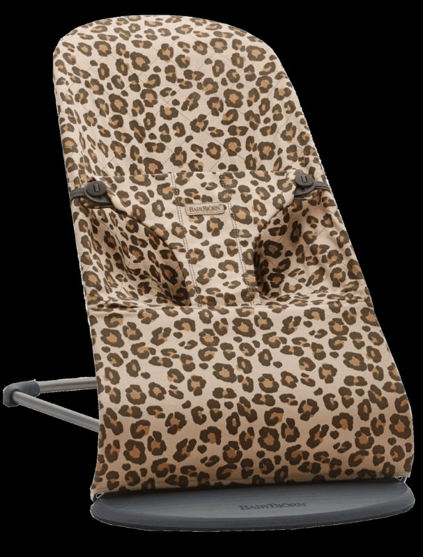 BABY BJORN BLISS COTTON BOUNCER BEIGE/LEOPARD