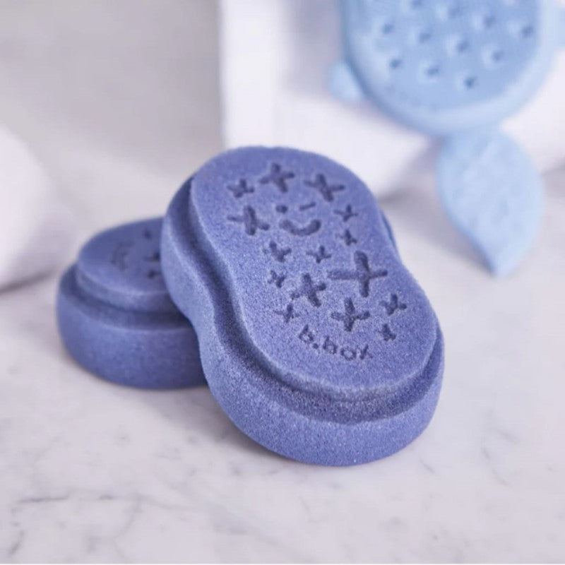 B.BOX BABY BATH BRUSH REPLACEMENT SPONGE 2 PK