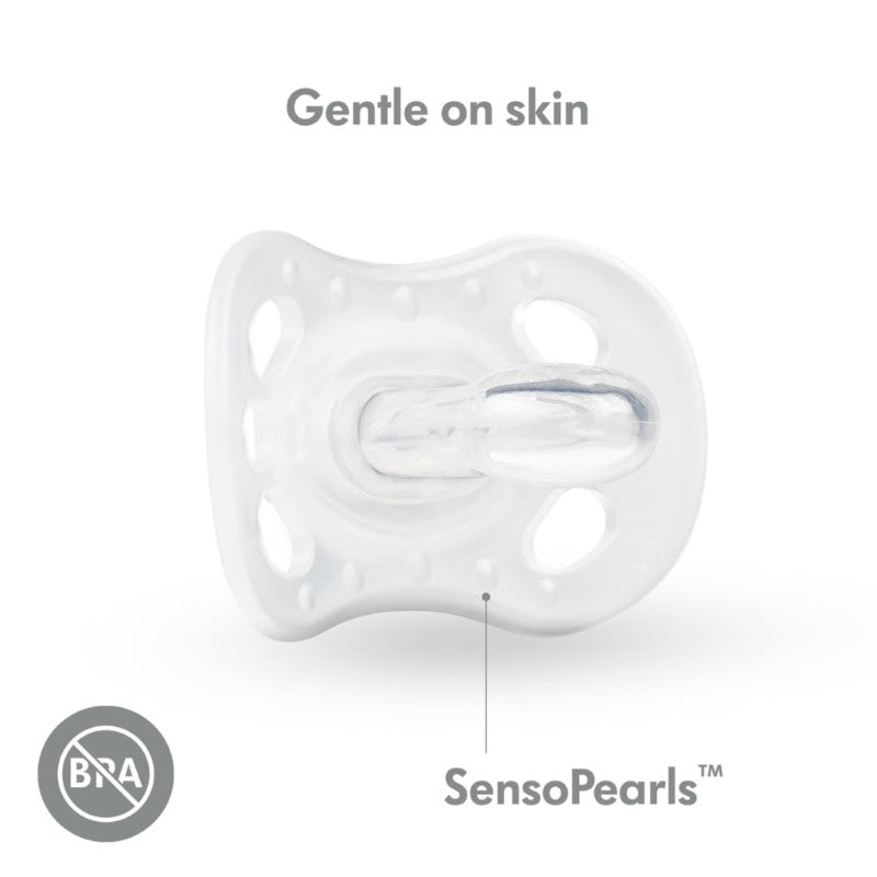 MEDELA SOOTHER NEWBORN TRANS UNISEX 0-2MTH 2PK