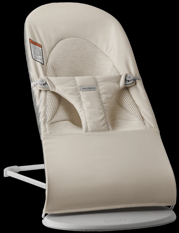 BABY BJORN BOUNCER SOFT WOVEN/JERSEY LIGHT BEIGE