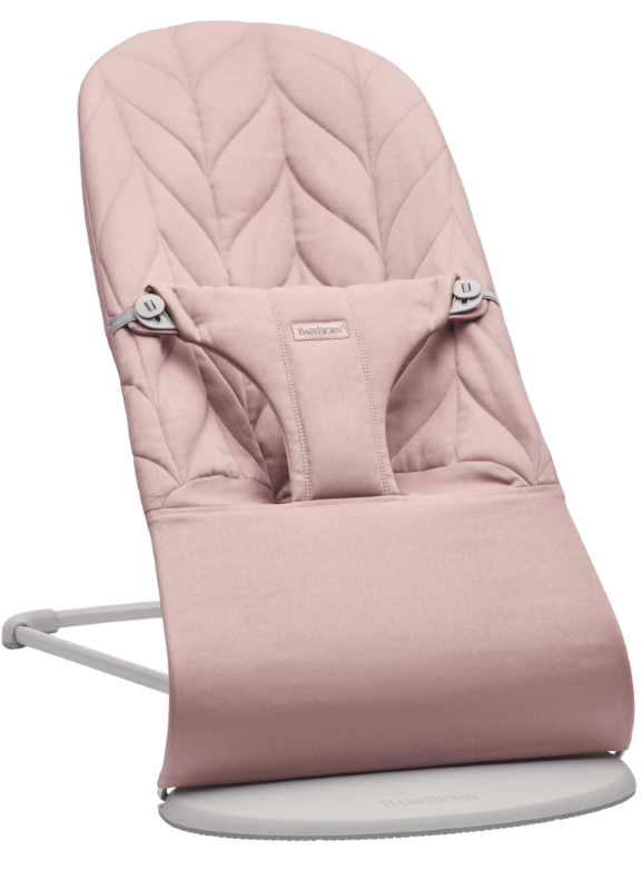 BABY BJORN BOUNCER BLISS WOVEN PETAL QUILT DUSTY PINK