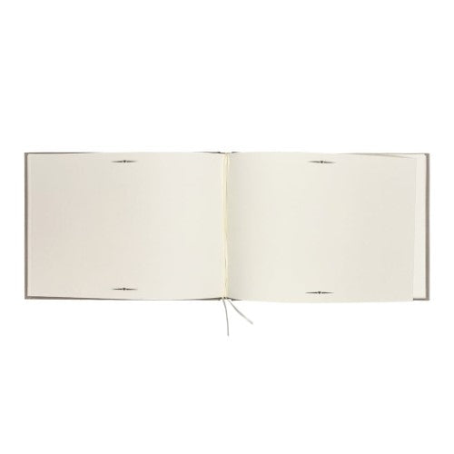 Plush Linen Grey Blue Slip-in Photo Album 200 Photos
