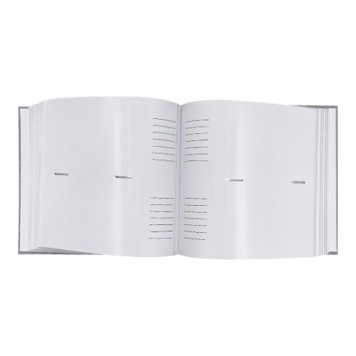 Plush Linen Black Slip-in Photo Album 200 Photos