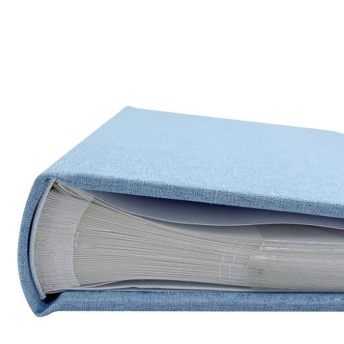 Plush Linen Black Slip-in Photo Album 300 Photos